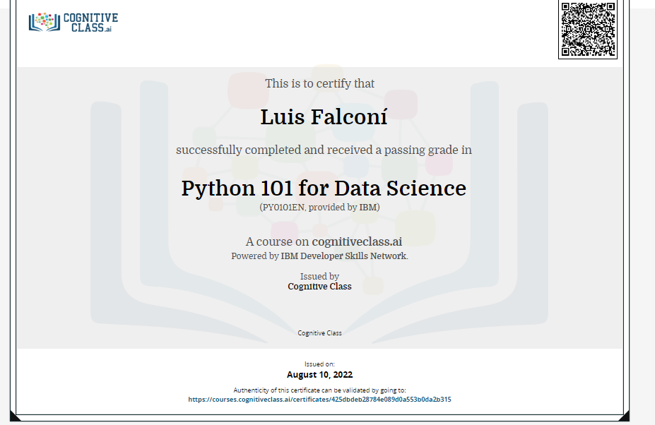 Certificado